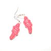 boucles d'oreilles croco