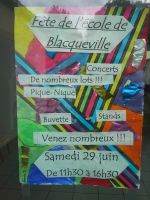 Kermesse de l'école de Blacqueville le 29 Juin 2013