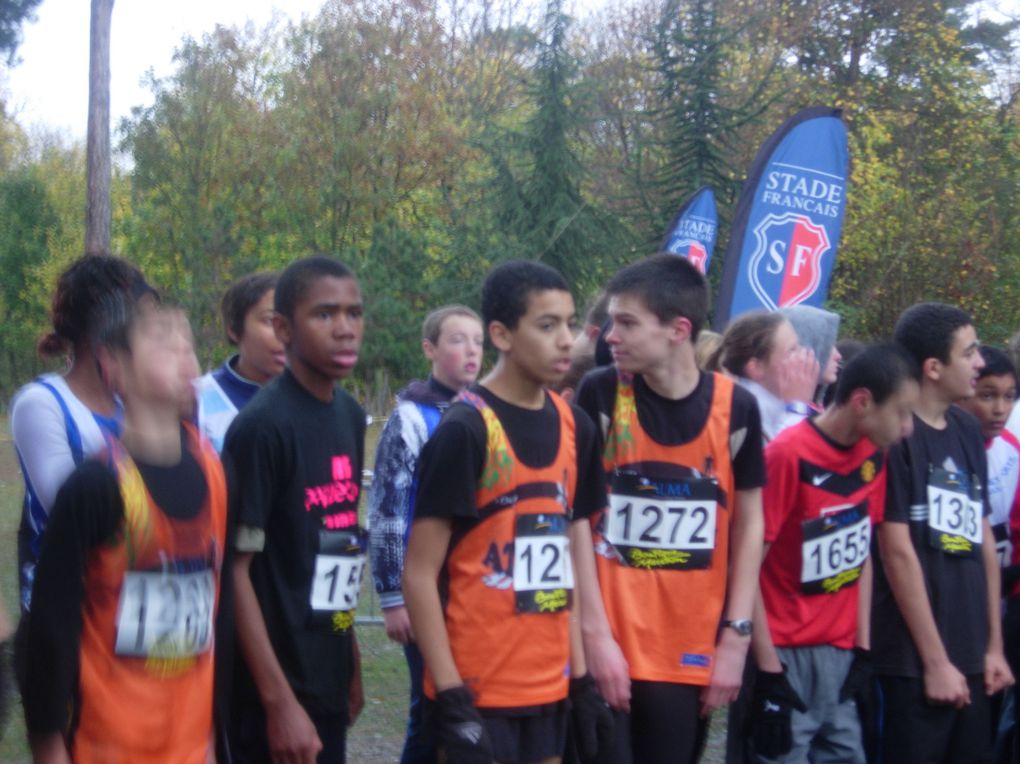 Participation de jeunes irréductibles pailleronnais au cross du stade français