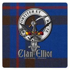 The Elliot clan crest cap badges