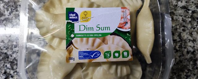 Dim sum con gamberetti ed erba cipollina "Chef Select" (Lidl) - Prova assaggio