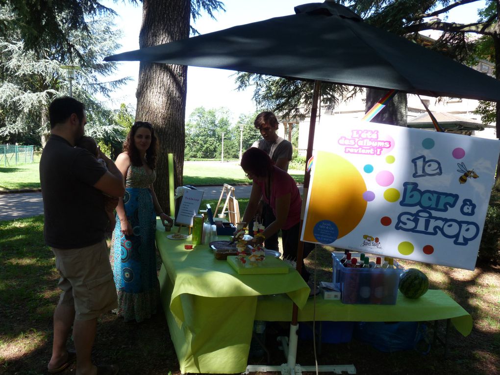 festival autour de la littérature jeunesse au parc de la Cerisaie, Lyon 4ème