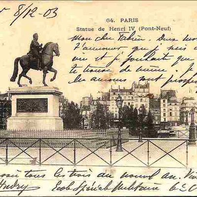 Paris - carte postale 1900