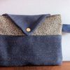 Pochette fourre-tout duo de couleurs!