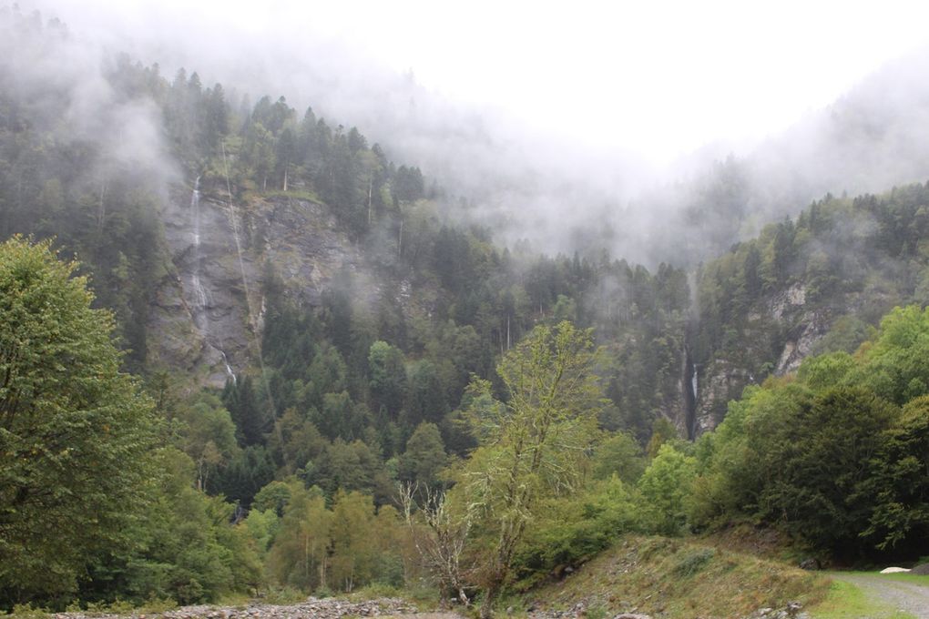 Un peu plus bas, la cascade d'enfer n'était heureusement plus dans les nuages