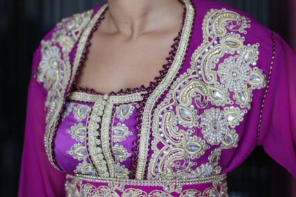 caftan violet or evaser 30e le week end taille 40 a 44