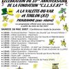 Célebration du 10e anniversaire dela fondation "CLLSF83" à Toulon