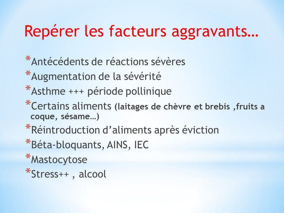 Allergies et Intolérances Alimentaires