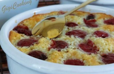 🍒 Clafoutis aux amandes , cerises Amarena 🍒