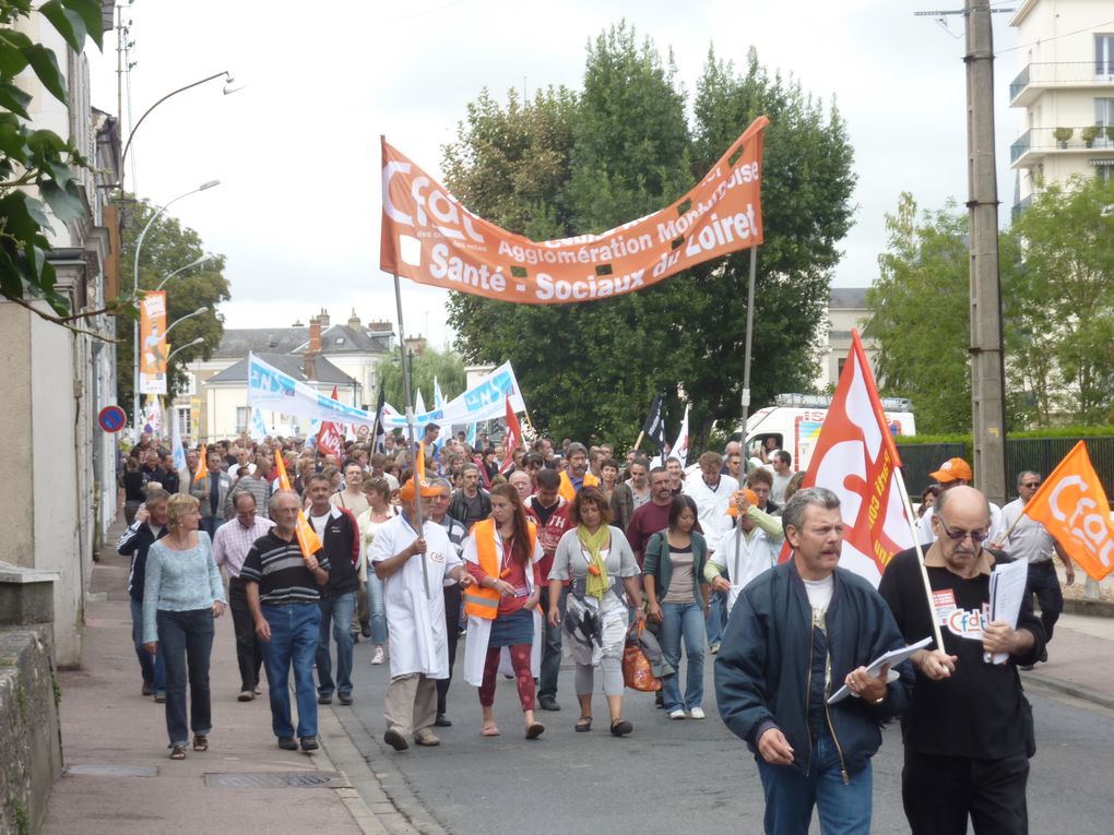 Réforme des retraites, le mouvement social sans précédent à Montargis: le 25 mai, les 7 et 23 septembre, les 2,12 et 16 octobre 2010