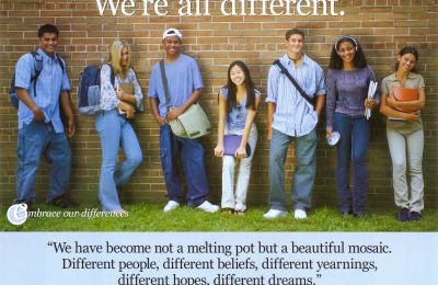 Poster "We're all different"