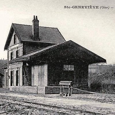 CP gare de Sainte Geneviève (Oise)