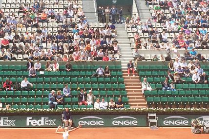 Notre journée à Roland Garros