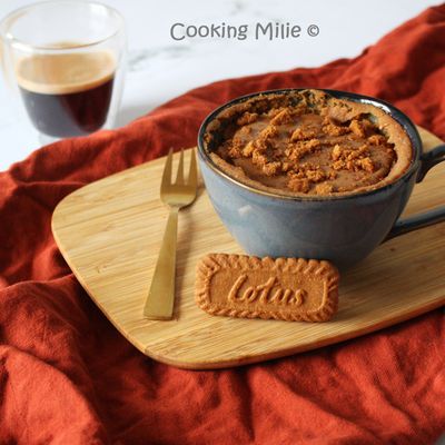 Mug cake express aux spéculoos