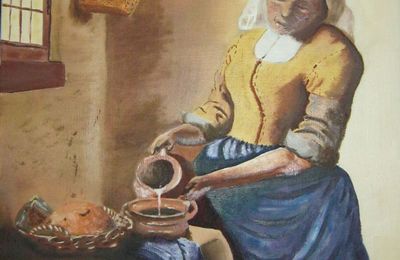 La laitière d'après Vermeer