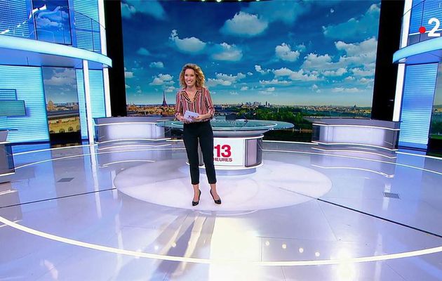 Marie-Sophie Lacarrau JT 13H France 2 le 10.12.2018