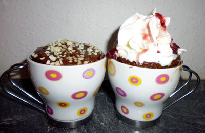 Mug cake au nutella