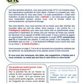 Lettre d'informations CFTC Commerciaux and Co N°1