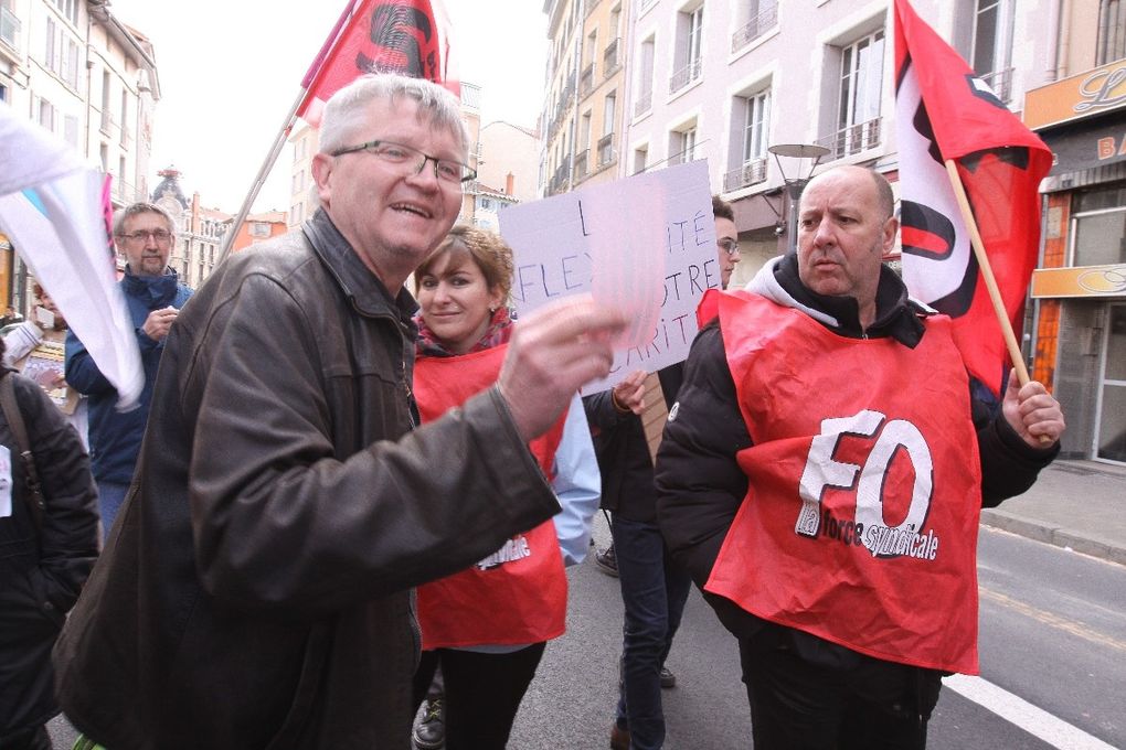 31 mars: 5000 manifestants au Puy, 1million 200 000 dans le pays, une grève très suivie