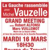 Soutenons Michel VAUZELLE et la liste de la Gauche varoise réunie !