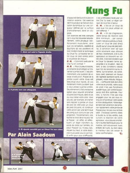 Les profs de l'Union participent aux publications dans les revues spécialisées d'arts martiaux.