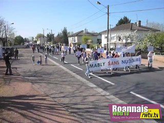 Vidéo de la manifestation du 9 avril contre BCSN à Mably