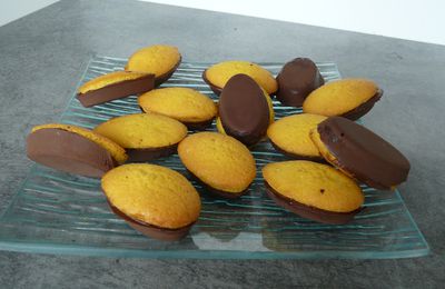 Petits gâteaux au caramel et chocolat