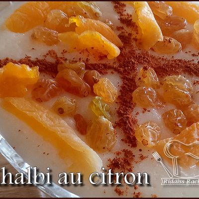 Mhalbi au citron