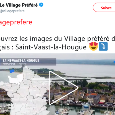 SAINT-VAAST-LA-HOUGUE ÉLU VILLAGE PRÉFÉRÉ DES FRANÇAIS 2019