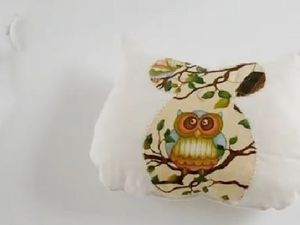 DIY Coudre un coussin hibou + vidéo Youtube