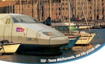 Pensez au TGV Melun-Fontainebleau-Yonne-Méditerranée