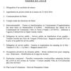 Ordre du jour conseil municipal du lundi 3/10 à 19h