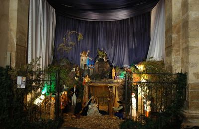 Crèche blanche de l'église St Symphorien ( les Carmes) à Avignon