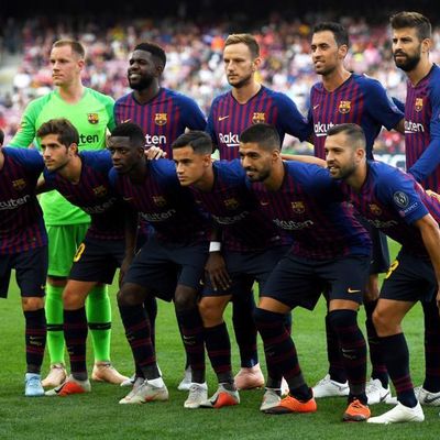O Barça estrea a Champions con goleada ao PSV 