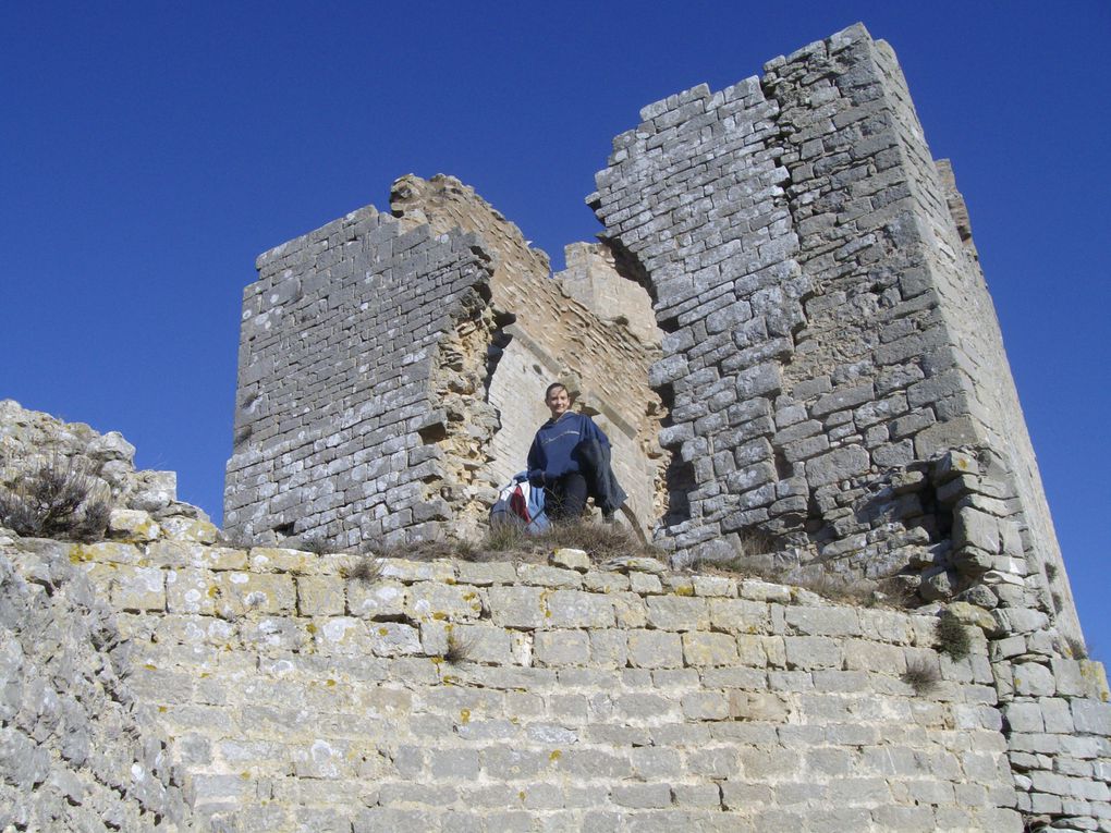 Sortie / Entrainement Dans les ruines du chateau d'Aumelas Le 20 novembre 2008