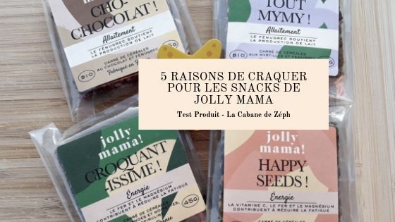 5 RAISONS DE CRAQUER POUR LES SNACKS DE JOLLY MAMA 