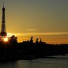 Article 454 : Quelques couchers de soleil sur Paris.