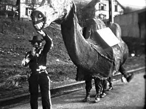 Défilés du Carnaval entre 1950 et 1955 à Algrange