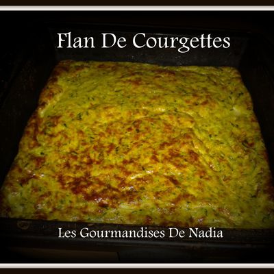 FLAN DE COURGETTES