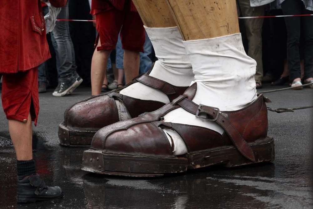 Les géants de Royal de Luxe dans les rues de Nantes 2009