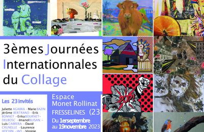 JOURNÉES INTERNATIONALES DU COLLAGE, du 1er septembre au 19 novembre 2023, en Creuse