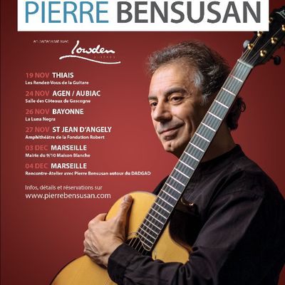 Pierre Bensusan présente "Azwan" en tournée en France cet automne