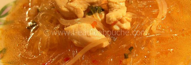 Soupe Asiatique Au Poulet