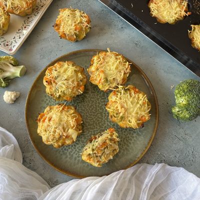 Gratins de légumes : carottes, chou-fleur & brocolis