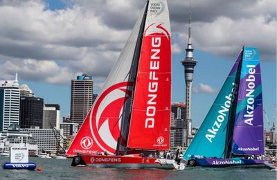 Volvo Ocean Race - Dongfeng win challenging New Zealand Herald In Port Race