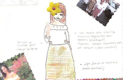 ...:: Projet dessiné - Robe tendance créole ::...