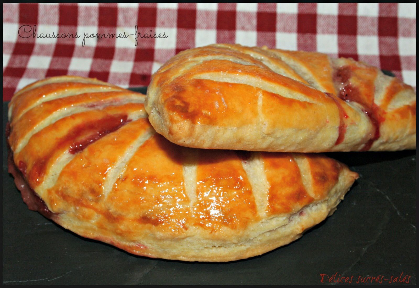 Chaussons pommes-fraises