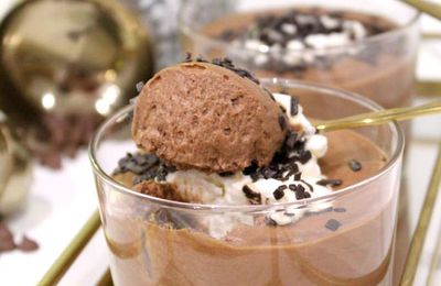 Mousse au chocolat ultra onctueuse 