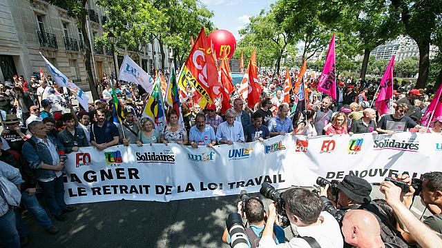 Manifestation contre le projet de loi Travail du 23 juin 2016 à Paris. Photographie : F. Blanc / FO Hebdo - CC BY-NC 2.0