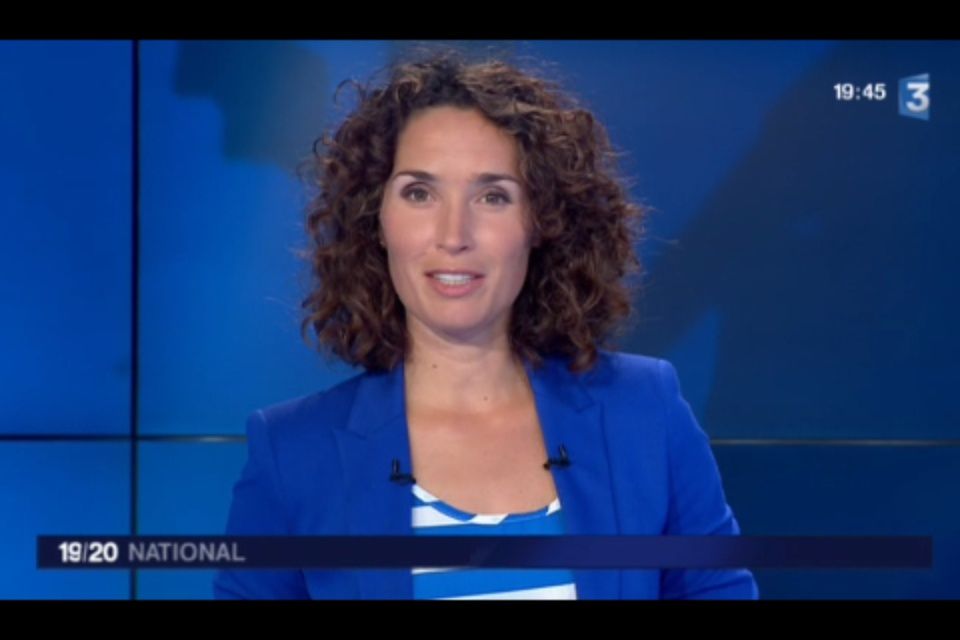 [2012 07 30] MARIE-SOPHIE LACARRAU - FRANCE 3 - LE 19-20 @19H30